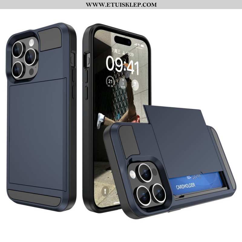 Etui do iPhone 15 Plus Zapinane Na Zamek Etui Na Karty